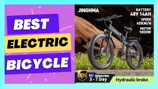 JINGHMA NEW R5 1000W Electric Bicycle 26 Inch Mens Bike 40 Fat Tires Ebike [upl. by Enelaehs]