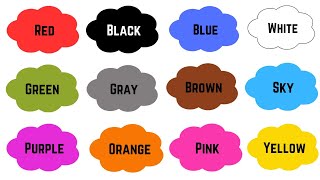 Colours Name  Name of colours  colours name english meain  Colours Name English colours colour [upl. by Atilahs]