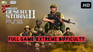 Conflict Desert Storm II Back Back to Baghdad PS2 Longplay Full Game Extreme Difficulty [upl. by Euqirat]