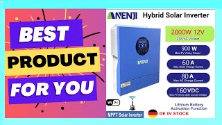 3000VA 2KW 12V Hybrid Solar Inverter 230V MPPT Off Grid Inverter Pure Sine Wave [upl. by Ahsiuq]