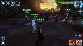 Swgoh Gac 3v3 Bossk Mando Greef vs Quenn Amidala Barris Aayla [upl. by Initsed]