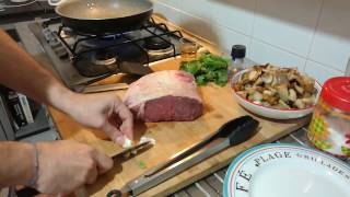 Filetto con funghi Entrecote [upl. by Reddin]