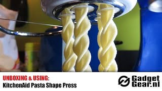 Unboxing amp Using KitchenAid Pasta Shape Press 5KPEXTA [upl. by Watson]