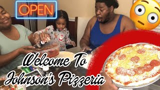 3 Year Old Makes Pizza  Johnsons Pizzeria [upl. by Fernandes]