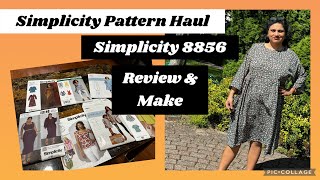 SIMPLICITY Pattern Haul  Simplicity 8856 FALL DRESS Tunic Pattern Review amp My make VivaSewStyle [upl. by Lonnard226]