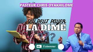 Les étudiants Doiventils payer la Dime I Pasteur Chris Oyakhilome [upl. by Anaidni285]