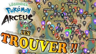 POKÉMONS  ZARBI  FLAMMES  LOCALISATION amp ÉVOLUTIONS DANS LÉGENDES ARCEUS   TUTO POKEDEX [upl. by Milde426]