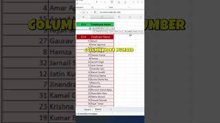 Vlookup Function in Excel shorts ytshorts excelshorts [upl. by Eloccin]