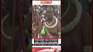 This King has 16 wives amp over 30 children  WION Shorts [upl. by Langsdon]