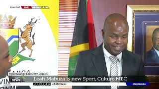 Mpumalanga Cabinet Reshuffle I Leah Mabuza replaces Fidel Mlombo as MEC for Culture Sport [upl. by Allevon]