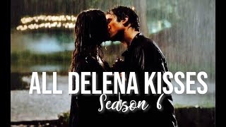 All Delena Kisses ♡ Season 6 [upl. by Sivram]