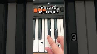 •Shape of youEasy Piano Tutorial• [upl. by Allerus244]