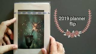 2019 planner flip  B6 Molang diary [upl. by Yelahs]