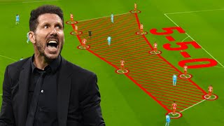 Diego Simeones crazy 550 explained  Tactical analysis [upl. by Aihsital]