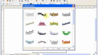 T1 Introduction to graphic text in Open Office Draw  Libreoffice [upl. by Eussoj]