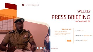 Weekly Press Briefing by SP Patrick Jimmy Okema PRO North Kyoga Region [upl. by Pyszka]