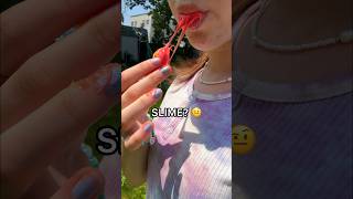 I ATE SLIME 😱😋 How to Make Edible No Glue Slime [upl. by Nannerb]