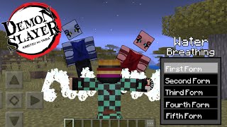 New Demon Slayer AddonMods For Minecraft PE 119 [upl. by Asirap]