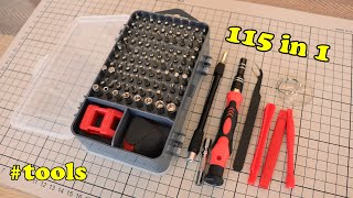 115 in 1 Precision Screwdriver Set For Electronics  unboxing [upl. by Bennion903]