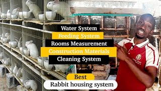 Rabbit Housing  Best Rabbit Housing System  Basic of Rabbit Farming [upl. by Aicnorev766]