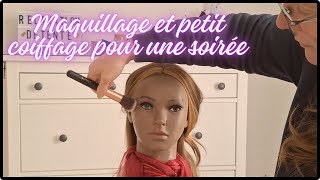 ASMR FR  maquillage et petit coiffage sur Lizzie chuchotement [upl. by Salesin]