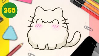 Comment dessiner CHATON KAWAII 💖 Chat kawaii 💖 dessins faciles kawaii [upl. by Vine]