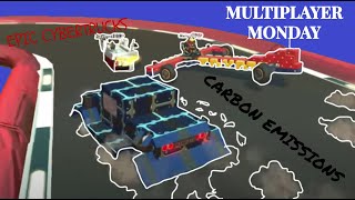 Cybertrucks and Carbon emissions  Scrap Mechanic Multiplayer Monday ep3 [upl. by Anitra289]