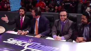 mauro ranallo in smackdown [upl. by Nudnarb]