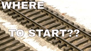 Hand Laying O Scale Track Part 1 [upl. by Colleen481]