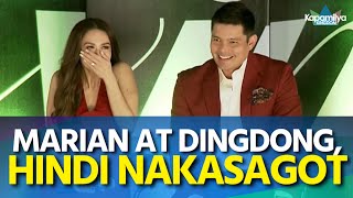 Marian Rivera at Dingdong Dantes nagulat sa tanong na natanggap sa mediacon ng Rewind [upl. by Natsuj]