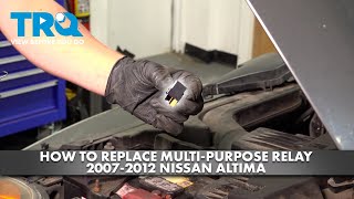 How to Replace Multipurpose Relay 20072012 Nissan Altima [upl. by Lindblad]