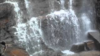 Hickory Nut Falls Chimney Rock Park Waterfall [upl. by Anwahsit771]