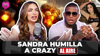 SANDRA HUMILLA A CRAZY DESIGN AL AIRE Y ÉL CUENTA KLK CON SU EX [upl. by Yxel]