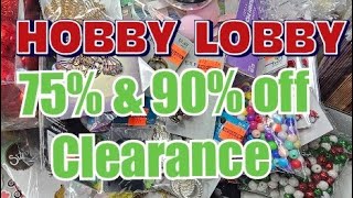 Hobby Lobby Clearance  Haul 5 [upl. by Katy]