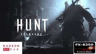 HuntShowdown Gameplay on AMD FX 8350RX 560 4GB 1080P FRAME RATE TEST [upl. by Trilley]