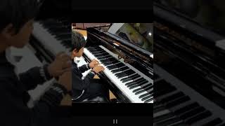 Waltzing Matilda by a 7 yr old piano shorts trending young [upl. by Eisnyl]