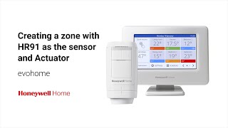 Creating a zone on evohome with HR91 as the sensor and Actuator [upl. by Anuahc631]