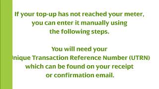 Using your UTRN to topup the SECURE LIBERTY 100110 Electric [upl. by Ainoyek]