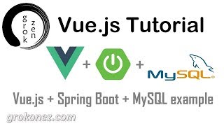 Spring Boot  Vuejs example  Spring Data JPA  REST  MySQL CRUD Demo [upl. by Eisnyl]