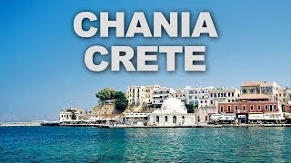 Chania a Beautiful Port Town on the Greek Island of Crete [upl. by Kcirederf]