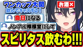 お酒全く飲めないのにお酒を飲もうとしてリスナーかちゃんと止められる一ノ瀬うるは【一ノ瀬うるはぶいすぽっ！切り抜き】 [upl. by Nilsoj882]