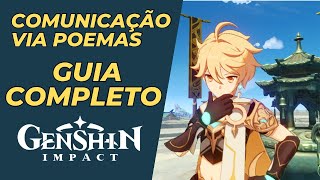 COMO FAZER A MISSÃO DIÁRIA COMUNICAÇÃO VIA POEMAS  Genshin Impact [upl. by Boot]