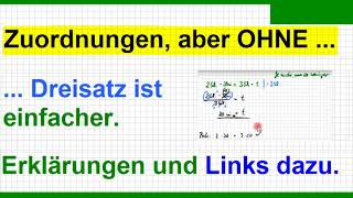 Proportional antiproportional Zuordnungen einfacher rechnen Verhältnisgleichungen statt Dreisatz [upl. by Ahseital]