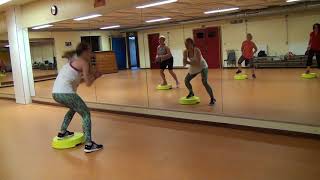 Zumba Step  dancehall toning  Drop The Boom  Admiral C4C  Zumba à Liège [upl. by Enyar]