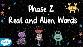 Phase 2 Phonics Activities  Practicing Real and Alien Words [upl. by Ollehcram826]