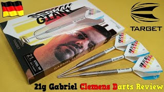 Target Gabriel Clemens 21g Darts Review  Best Ive Thrown For A Review [upl. by Kirshbaum]