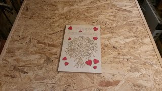 Wooden anniversary card [upl. by Hester82]