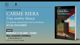 Presentación del libro «Una sombra blanca» de Carme Riera [upl. by Eniamsaj778]