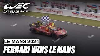 Ferrari Wins Le Mans 🏁 I 2024 24 Hours of Le Mans I FIA WEC [upl. by Ennylyak]