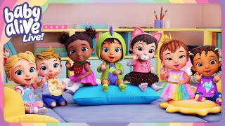 LIVE The Babies And Charlies Fun Adventures 👶 BRAND NEW Episodes Weekly 🔴 Baby Alive Season 4 [upl. by Enelez]